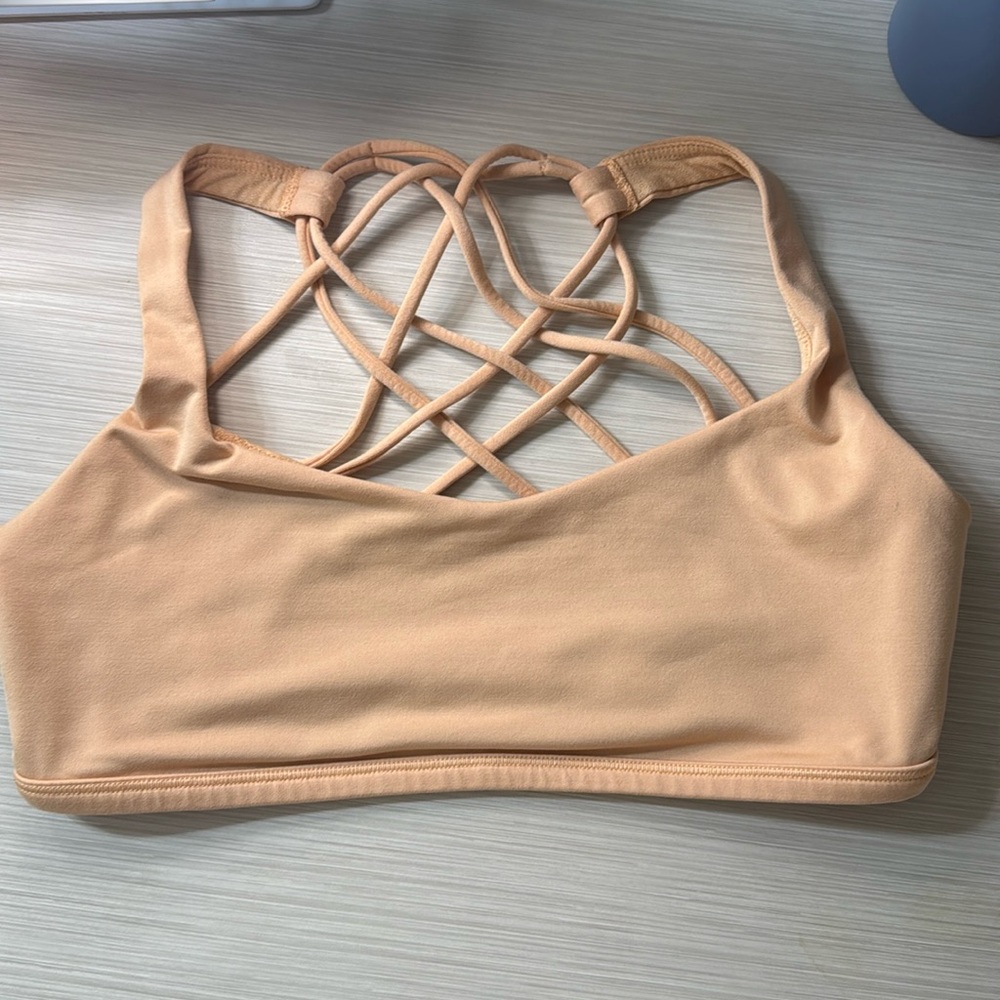 Light Orange Lululemon Bra